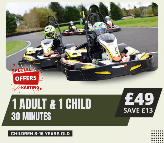 Karting for 1 Adult & 1 Child