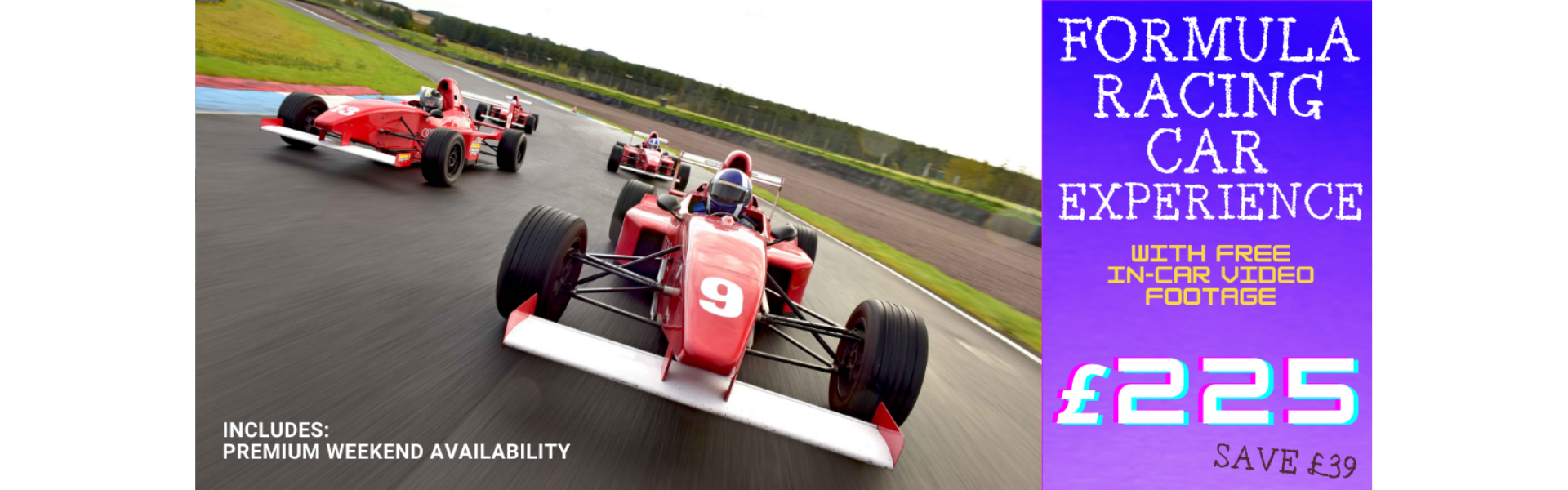 Formula Racing Car Experience with Video offer