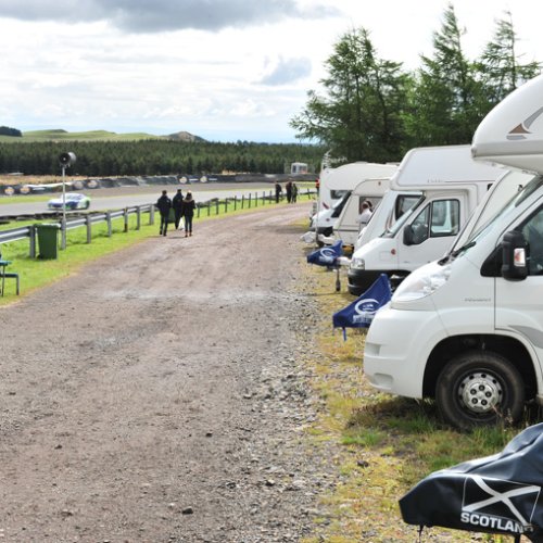 Camper parking at Campsite