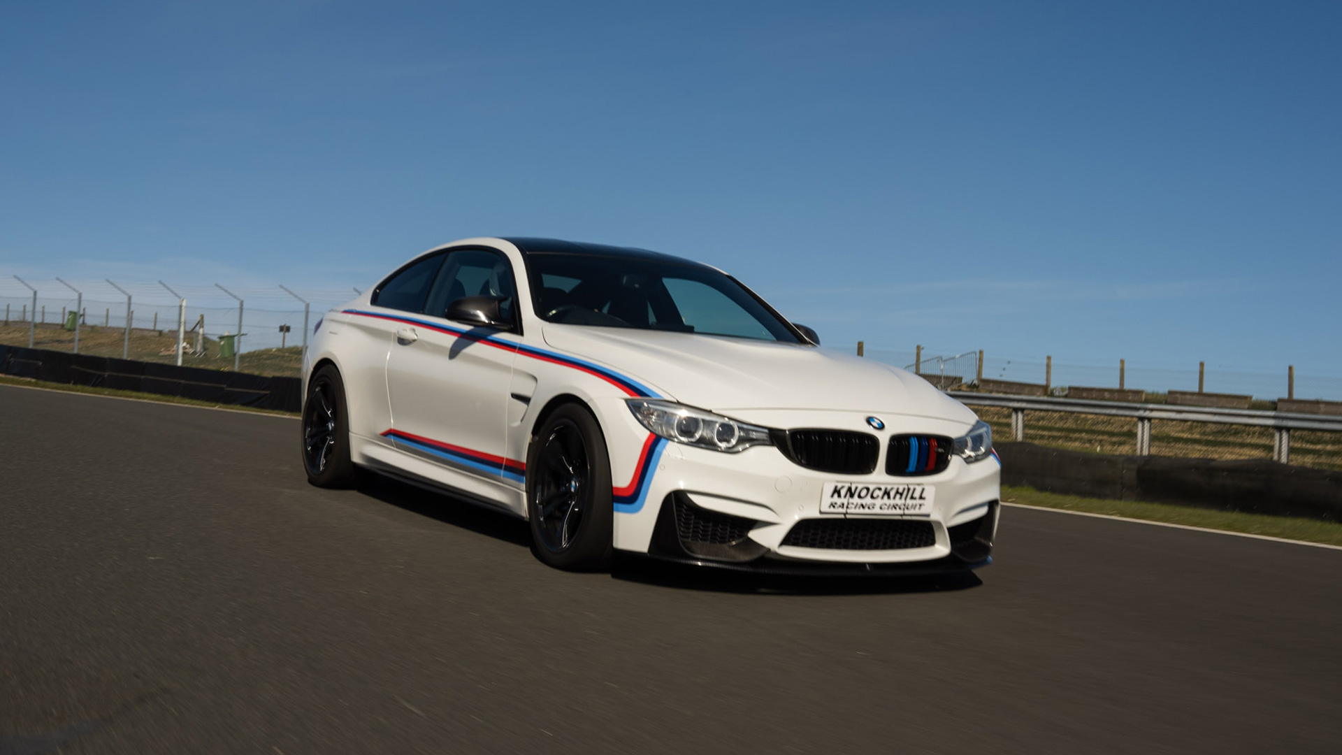 BMW M4 Driving Experience Image 12 BMW M4 HOT LAPS The Ultimate Passenger Ride! Sitting beside one of Knockhill's finest racing drivers. Experience at Knockhill