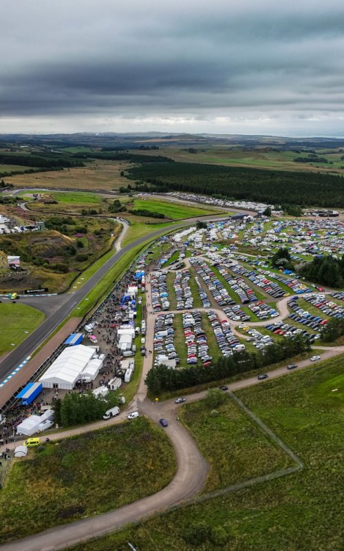 Circuit Map of Knockhill Motorsport Centres 1.3 mile (2km) track, 30 ft ...