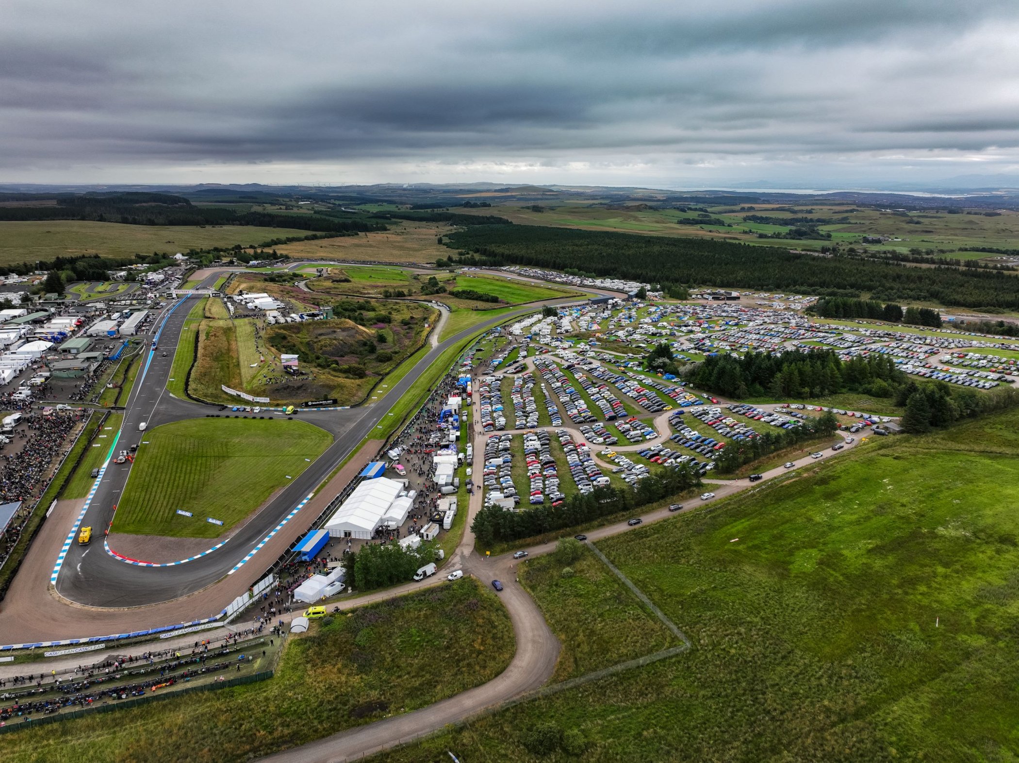 Circuit Map of Knockhill Motorsport Centres 1.3 mile (2km) track, 30 ft ...